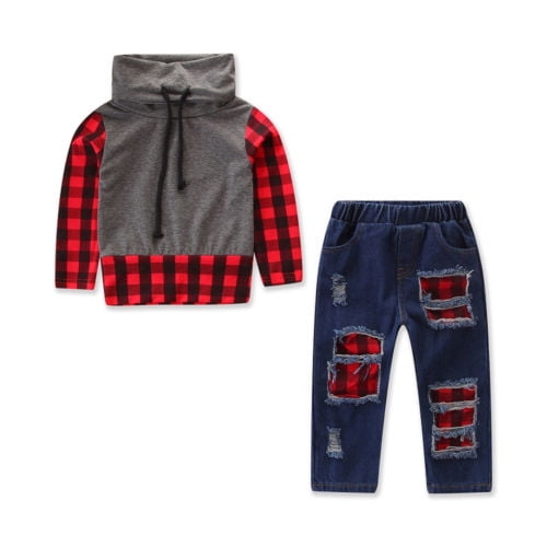 Jeans Costume For Boys Set Baby Boys Clothing Autumn Winter Long Sleeve